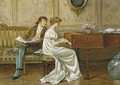 The New Spinet - George Goodwin Kilburne