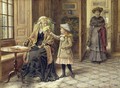 Posy for Grandma - George Goodwin Kilburne