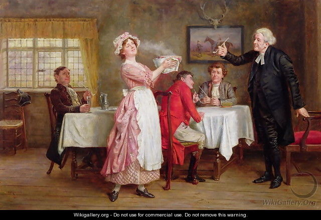 To Crown the Feast - George Goodwin Kilburne