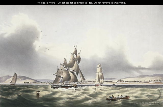 Vessels Leaving Port Royal - Joseph Bartholomew Kidd