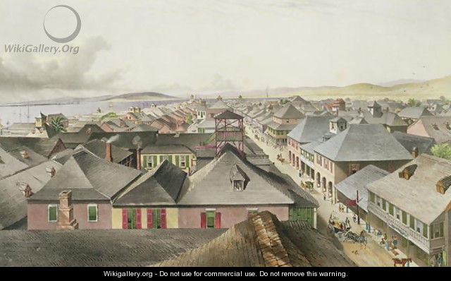 City of Kingston from the Commercial Rooms Looking Towards the West - Joseph Bartholomew Kidd