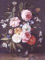 Still Life of Flowers in a Vase - Jan van Kessel
