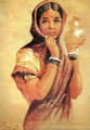 The Milkmaid - Raja Ravi Varma