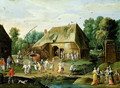 Gentry at a Peasant Dance - Jan van Kessel