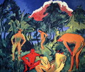 Nudes in the Sun Moritzburg - Ernst Ludwig Kirchner