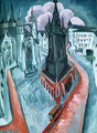 The Red Tower in Halle - Ernst Ludwig Kirchner