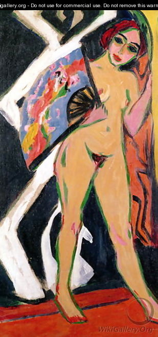 Portrait of a woman - Ernst Ludwig Kirchner