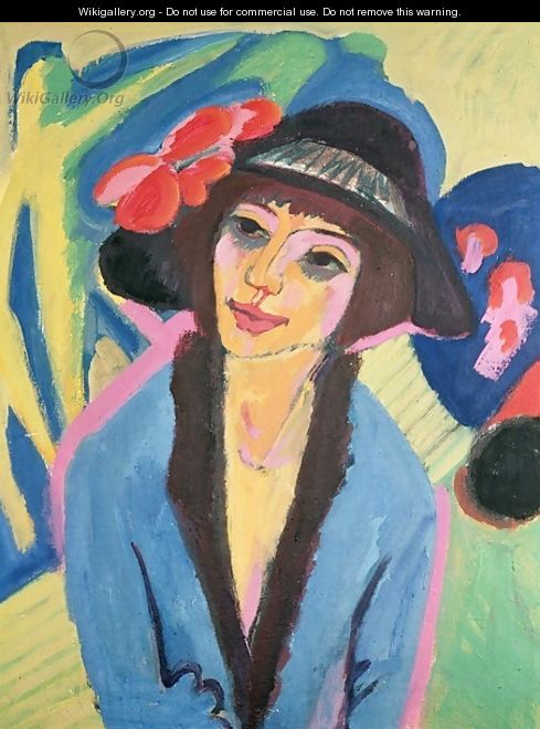 Portrait of Gerda - Ernst Ludwig Kirchner
