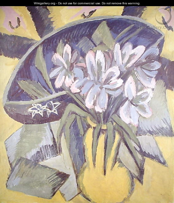 Flower Still Life with Tulips - Ernst Ludwig Kirchner