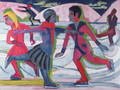 Ice Skaters - Ernst Ludwig Kirchner