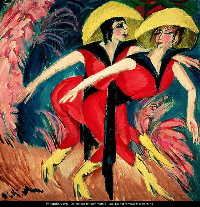 Dancers in Red - Ernst Ludwig Kirchner