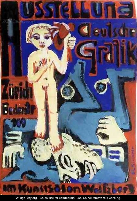 Austellung Deutsche Grafik im Kunstsalon Wolfsberg - Ernst Ludwig Kirchner
