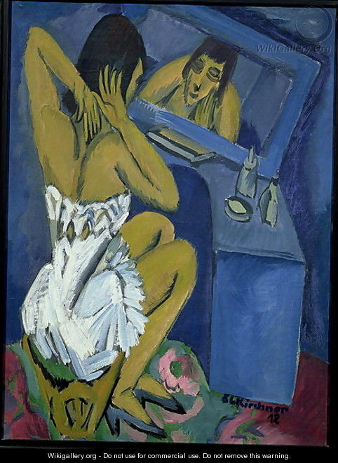 Woman before the Mirror - Ernst Ludwig Kirchner