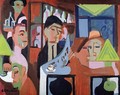 A Cafe in Davos - Ernst Ludwig Kirchner