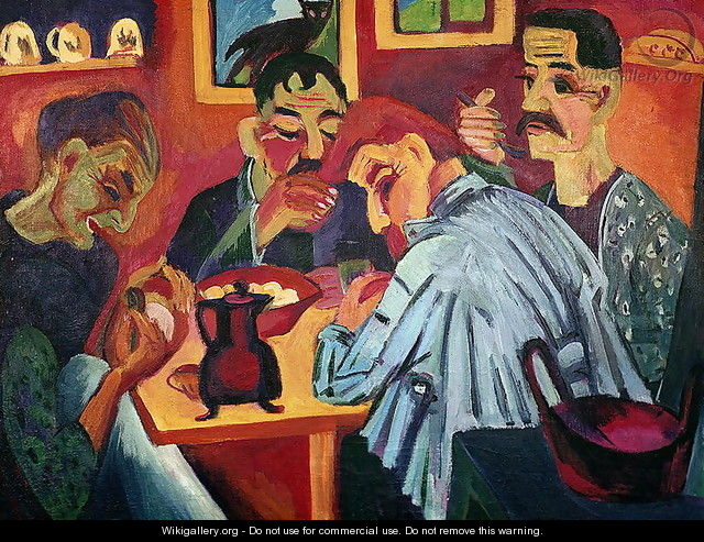 Peasants at Midday - Ernst Ludwig Kirchner