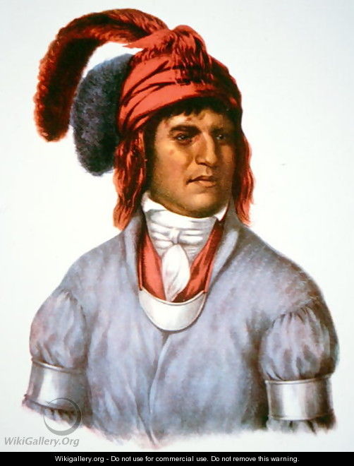 Ledagie a chief of the Creek people - (after) King, Charles Bird