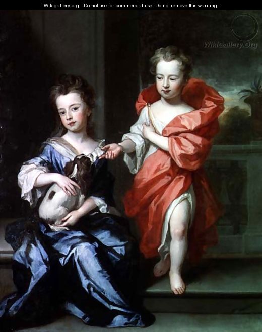 Two Children perhaps of the Howard Family - Sir Godfrey Kneller