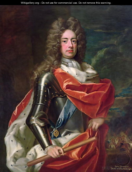 Portrait of John Churchill 1650-1722 1st Duke of Marlborough - Sir Godfrey Kneller