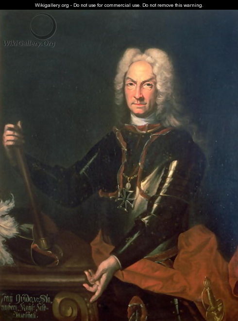 Field Marshall Count Guidobald von Starhemberg 1654-1737 Austrian military commander in Spain during the War of The Spanish Succession - Sir Godfrey Kneller