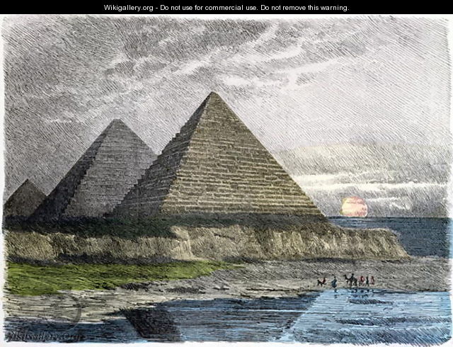 The Pyramids of Giza - Ferdinand Knab