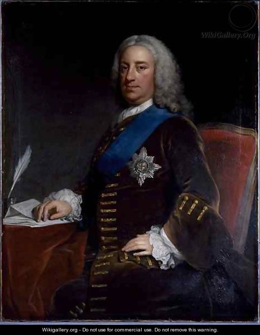 Portrait of William Cavendish 3rd Duke of Devonshire - George Knapton