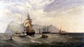 Outward Bound Entering Funchal Roads Madeira - William Adolphus Knell