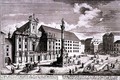 View of the Am Hof square showing the Mariensaule or Column of Our Lady - (after) Kleiner, Salomon