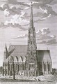 View of St Stephans Cathedral Vienna - (after) Kleiner, Salomon
