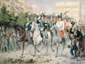 Russian and Allied forces Marching into Paris - Aleksei Danilovich Kivshenko