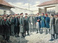 The Fall of Plevna The Wounded Osman Pashah before Alexander II 1818-1881 - Aleksei Danilovich Kivshenko