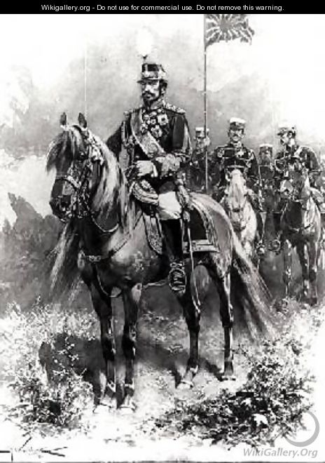 His Imperial Majesty Mutsuhito Emperor of Japan 1852-1912 - H.W. Koekkoek
