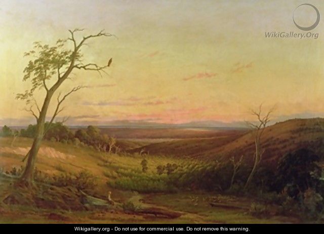 A View of Adelaide at Sunset - Geelmuyden Bull Knud
