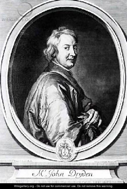 John Dryden 1631-1700 - (after) Kneller, Sir Godfrey