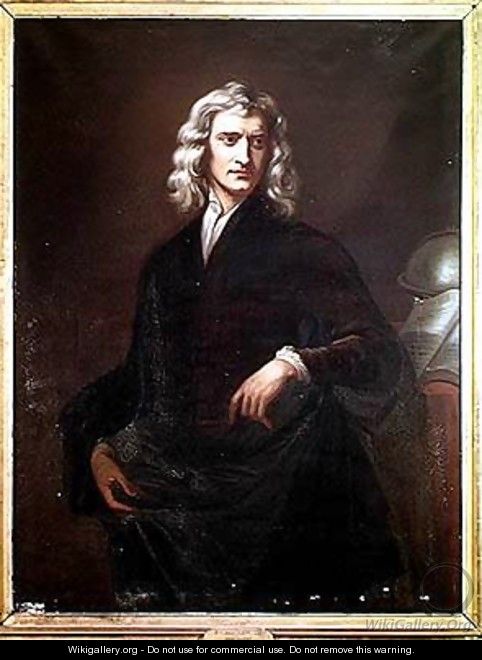 Sir Isaac Newton 1642-1723 - (after) Kneller, Sir Godfrey