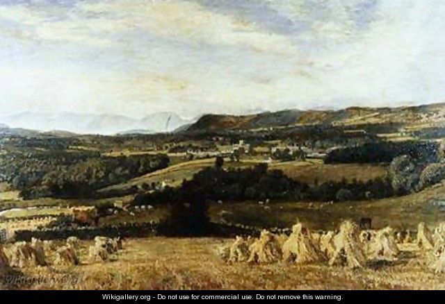Cartmel Priory and Langdale Pikes - John William Buxton Knight