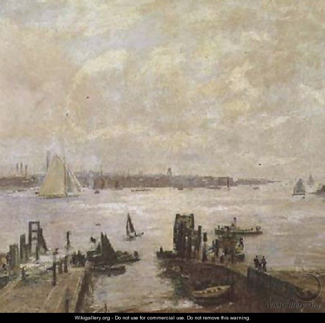 Portsmouth Harbour - John William Buxton Knight
