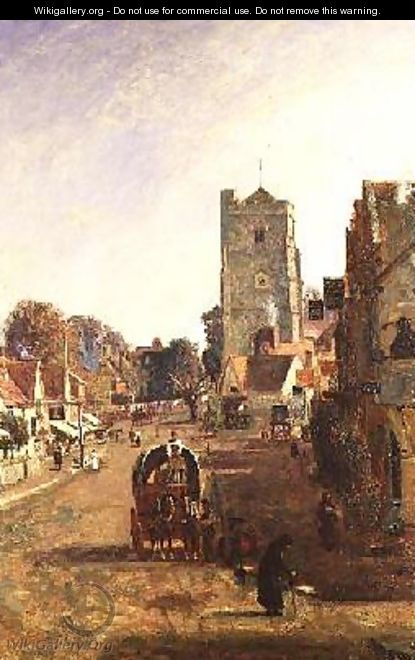 A View of Pinner - John William Buxton Knight
