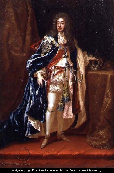 Portrait of James II 1633-1701 - (after) Kneller, Sir Godfrey