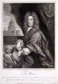Portrait of Christopher Wren - (after) Kneller, Sir Godfrey
