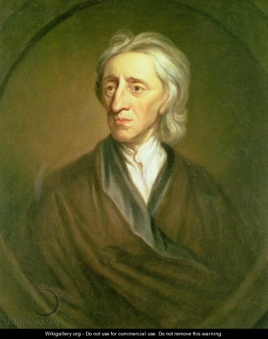 Portrait of John Locke 1632-1704 2 - (after) Kneller, Sir Godfrey