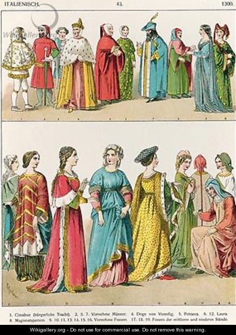 Italian Dress - Albert Kretschmer - WikiGallery.org, the largest ...