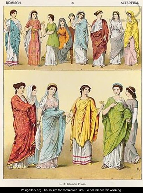 Female Roman Dress - Albert Kretschmer