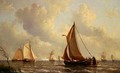 Boats Leaving Harbour - Everhardus Koster