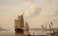 Boats in Harbour - Everhardus Koster