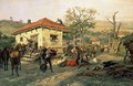 A Scene from the Russian Turkish War in 1876-77 - Pawel Kowalewsky