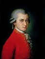 Portrait of Wolfgang Amadeus Mozart 1756-91 Austrian composer - Barbara Krafft