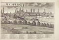 Panoramic view of Augsburg - Johann Thomas Kraus