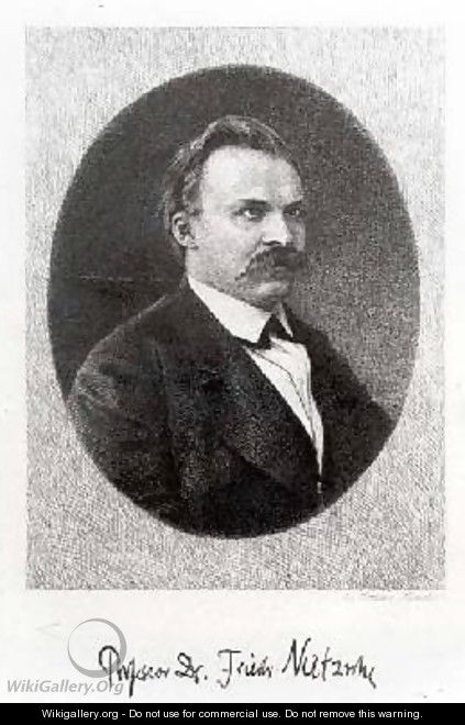 Portrait of Friedrich Nietzsche 1844-1900 - Erich Krause