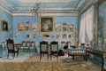 The Salon of Madame Hanska 1801-82 in St Petersburg - Carl Ivanovitch Kollmann