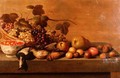 Still Life of Fruit and Game Birds - Roloef Koets